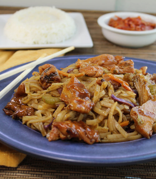 TERIYAKI CHICKEN CHOW MEIN
 &ndash; Del Real Foods