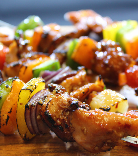 HAWAIIAN CHICKEN SKEWERS