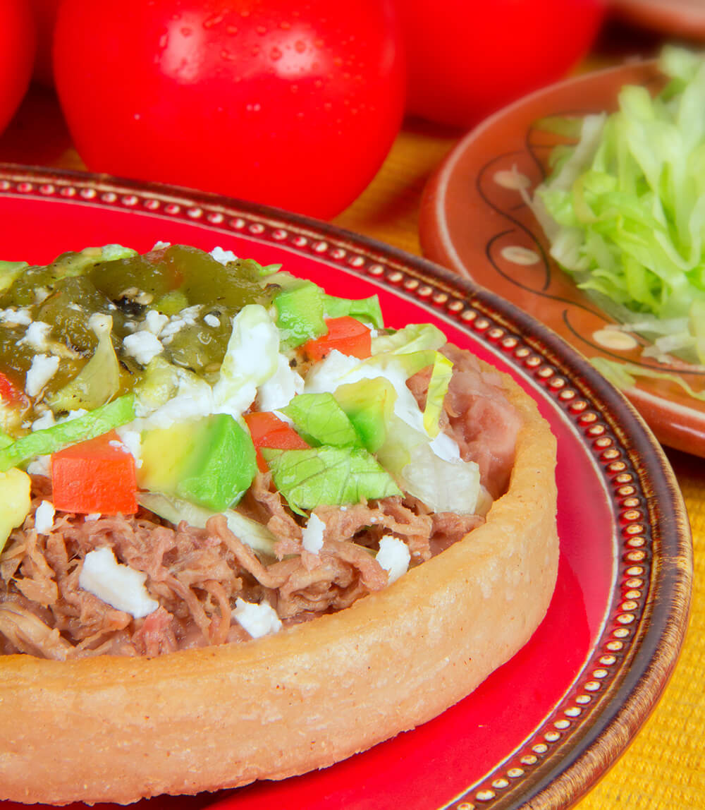 Shredded Beef Sopes