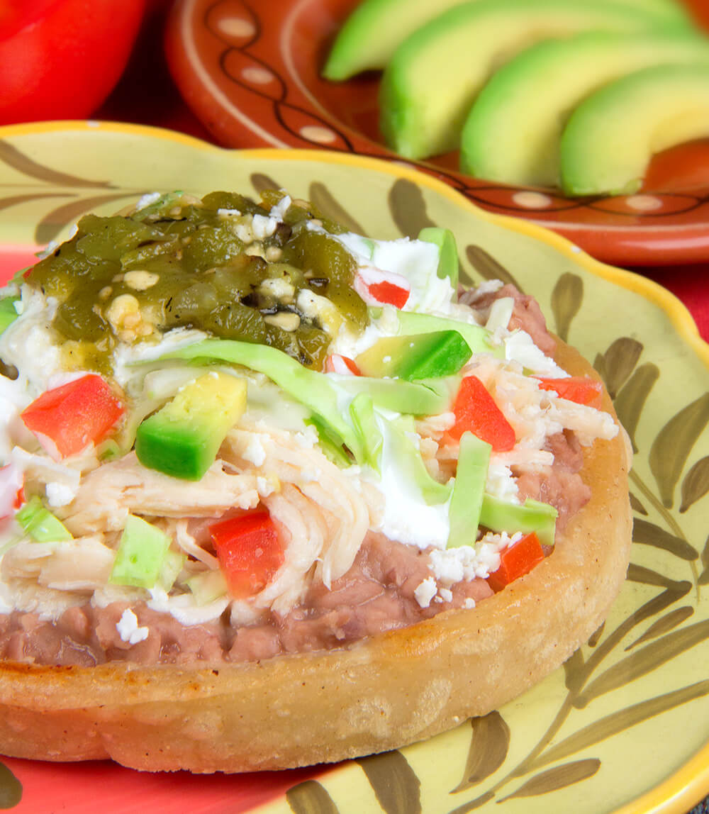 Shredded Chicken Sopes