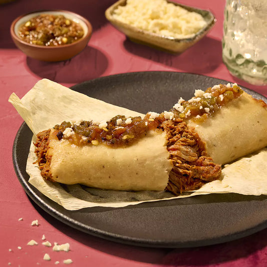PORK IN RED SAUCE TAMALES
