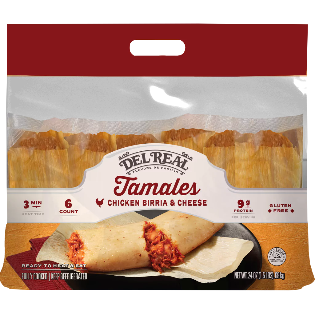 CHICKEN BIRRIA AND CHEESE TAMALES