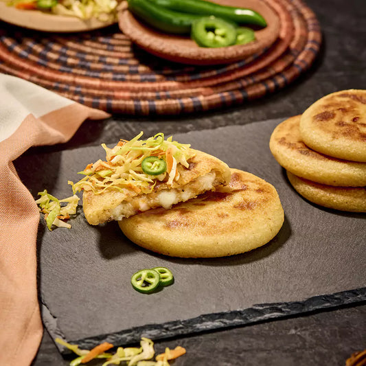 CARNITAS AND CHEESE PUPUSAS