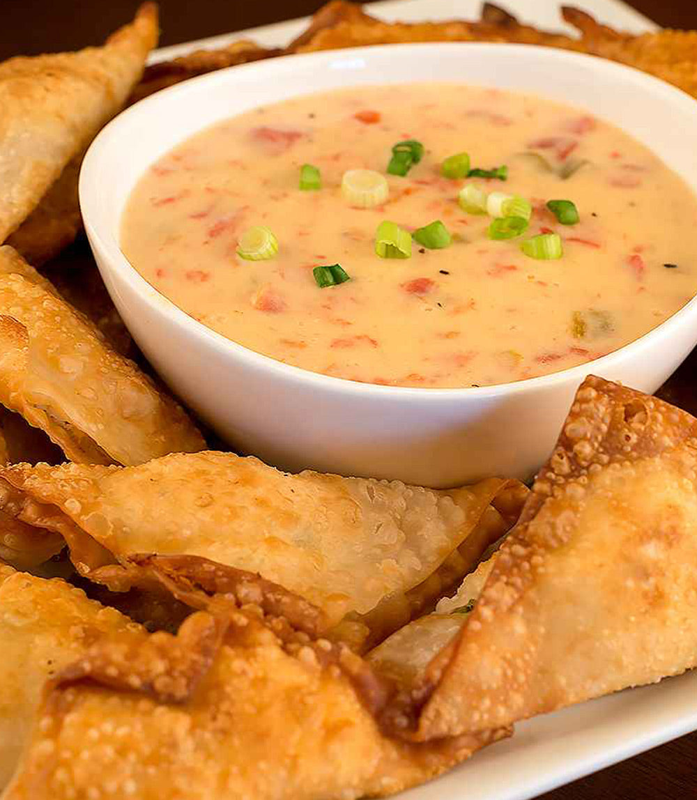 Pollo Fundido Wontons